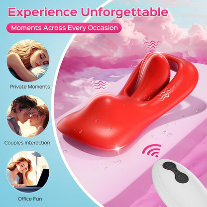Quusvik Tongue Wearable Vibrator with Remote and APP Control