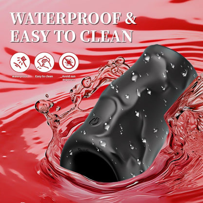 Quusvik - Remote-Controlled Vibrating Penis Sleeve – 10-Mode Silicone Enhancer with Precision G-Spot & P-Spot Stimulation