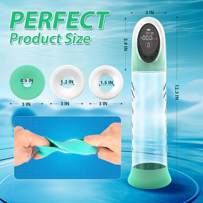 Quusvik - 4-in-1 Penis Enlargement Pump | Hot & Cold Water Massage Training Cup
