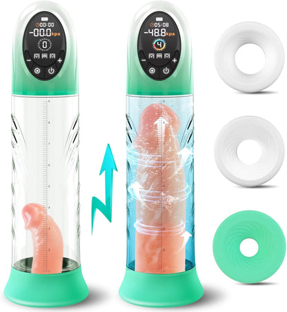 Quusvik - 4-in-1 Penis Enlargement Pump | Hot & Cold Water Massage Training Cup