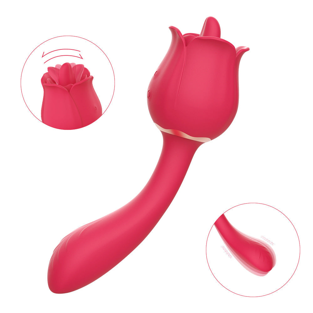 Quusvik - Rose Vibrator With Handle