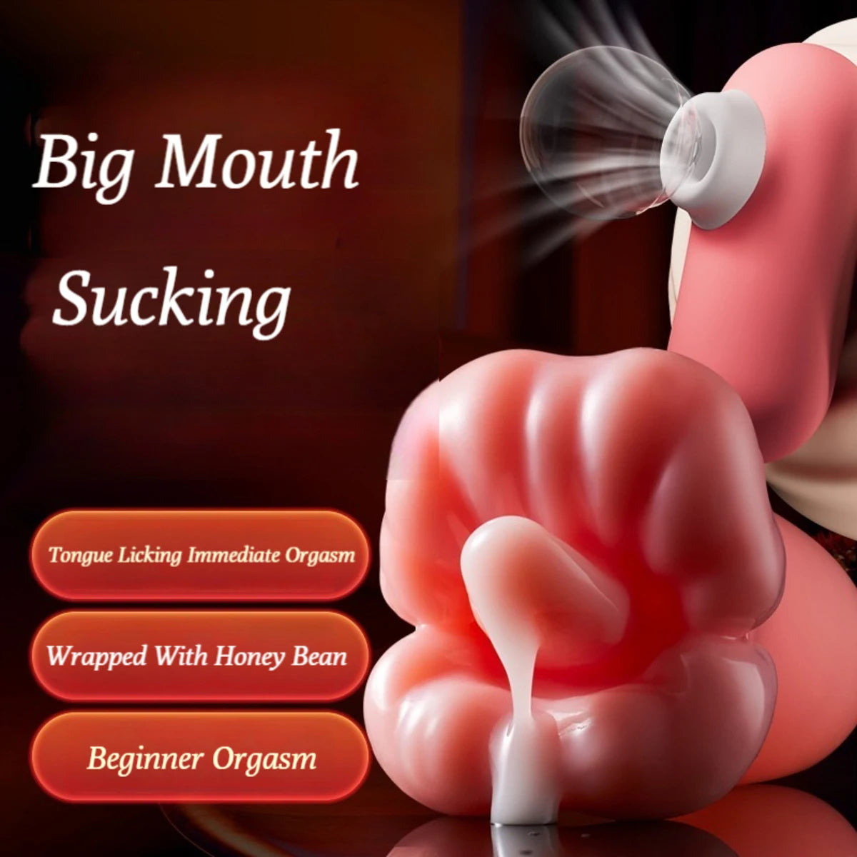 Quusvik - 2 In 1 Tongue Licking Sucking Vibrators For Women