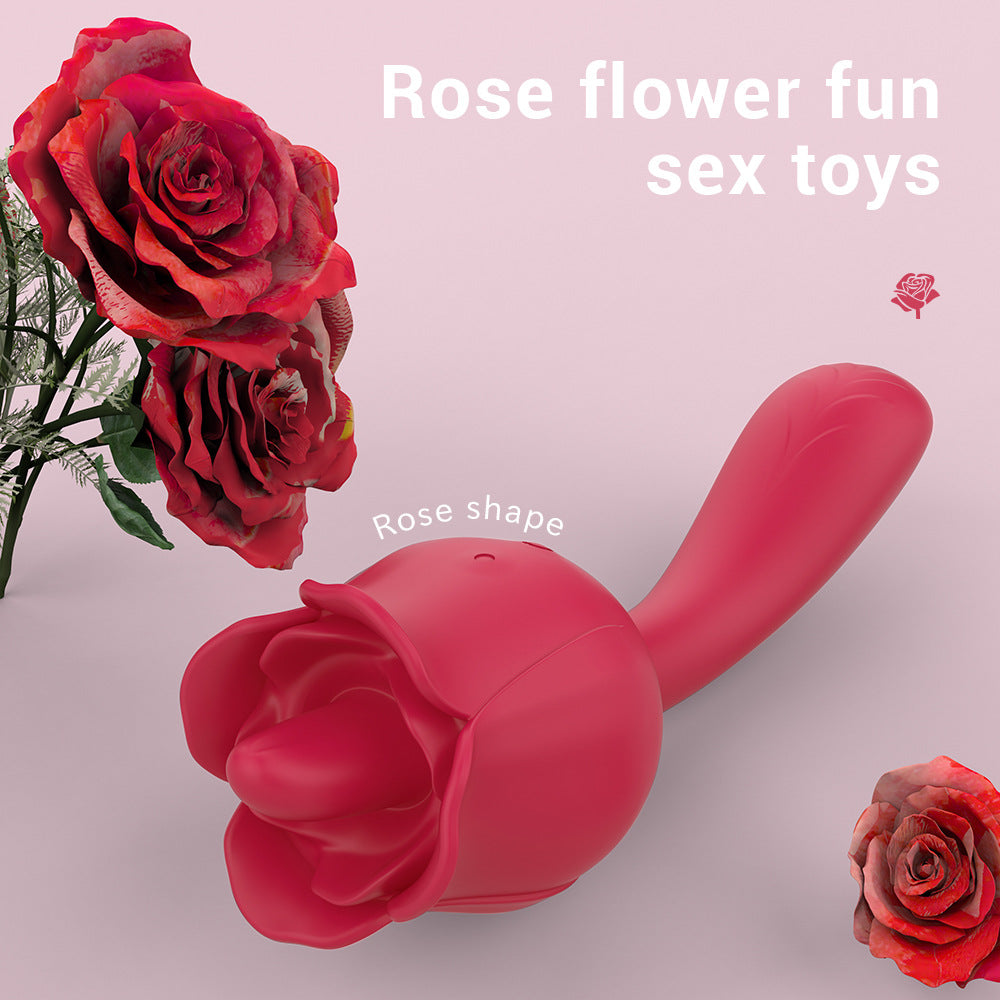 Quusvik - Rose Vibrator With Handle