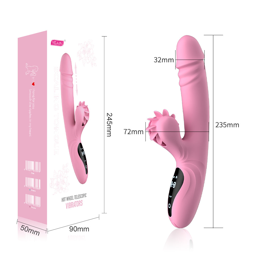 Quusvik rotating tongue auto-twitch smart heated masturbator for women17