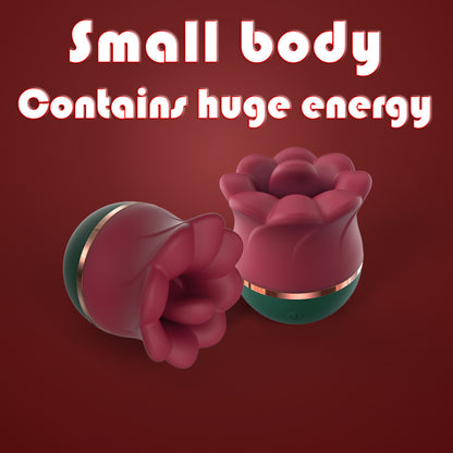 Quusvik red clitoris vibrator for oral sex simulation with sucking, licking, and swinging features6