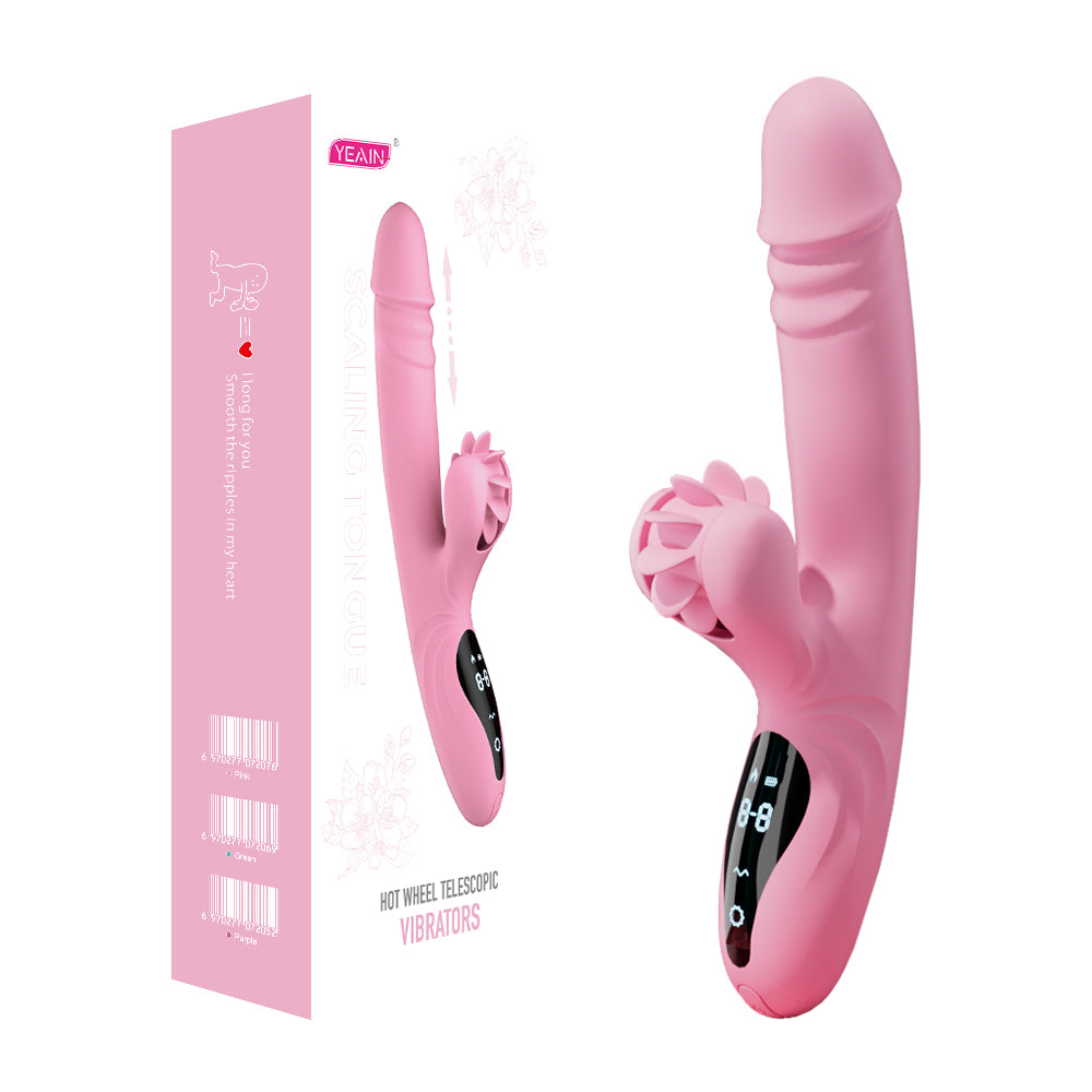 Quusvik rotating tongue auto-twitch smart heated masturbator for women19