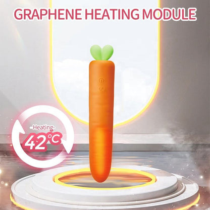 Carrot Heating Telescopic Vibrator – Automatic Thrusting & Deep Stimulation