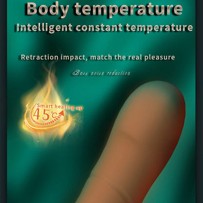 Quusvik Thor Hammer Vibrator – Telescopic & Suction G-Spot Massager, 10 Modes, Magnetic Rechargeable, IPX6 Waterproof