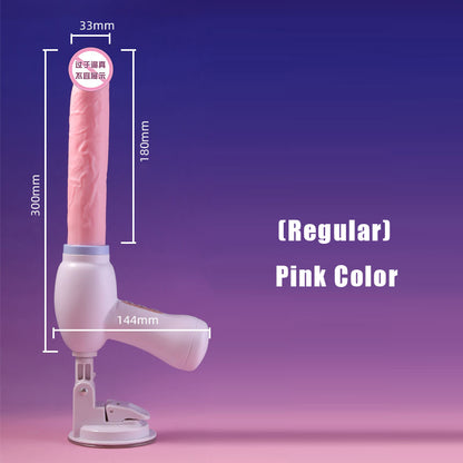 Automatischer Stoßdildo-Vibrator | Saugnapf-Vibrator mit 10 Geschwindigkeiten für Frauen quusvik