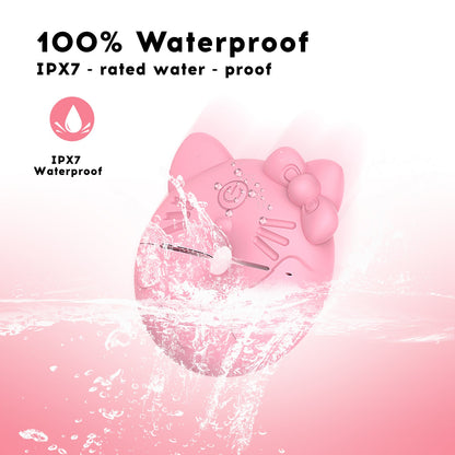 Kitty Cat Nipple Vibrator – 9-Mode Remote-Controlled Breast Massager, Waterproof & Silent