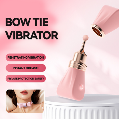 Bow Tie Clitoral & G-Spot Vibrator – Compact, High-Frequency, Instant Orgasm Stimulator