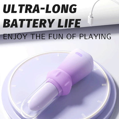 Soulsis Pinch Mushroom Dildo Vibrator – 5cm Telescopic Motion & Powerful Vibrations