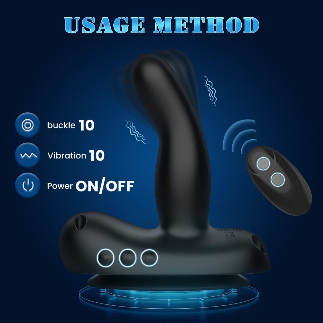 5.27'' Mini Saddle G Spot Prostate Vibrator With Suction Cup & Panty
