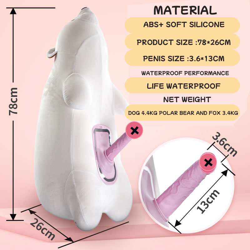 Cute doll bear automatic thrust vibration swing machine pretend female Quusvik Cute doll bear automatic thrust vibration swing machine pretend female Quusvik