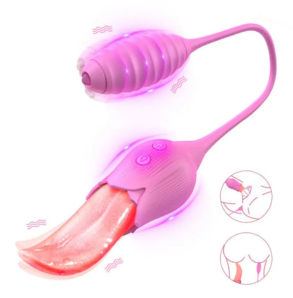 Quusvik Tongue Vibrator for clitoral, nipple, and anal stimulation, sex toy for women2