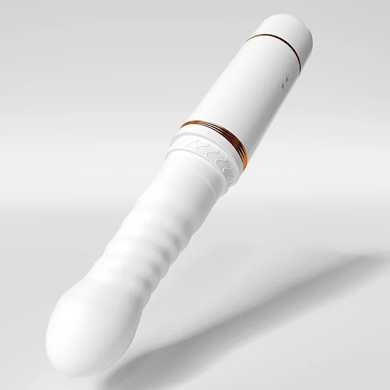 Quusvik - Women's Attached Suction Cup Masturbator, Retractable Vibrating Heating Function - Quusvik