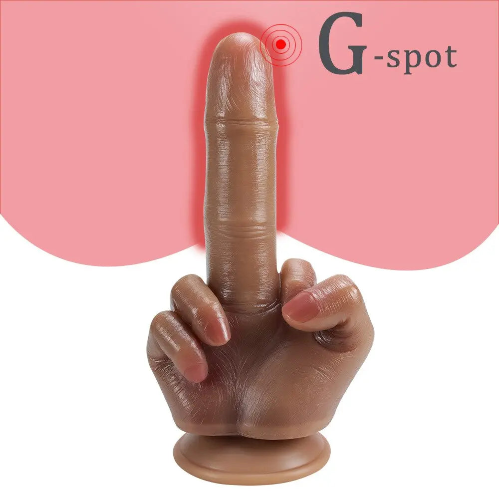 Quusvik Silicone Penis Middle Finger Women's Toy3