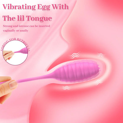 Quusvik Tongue Vibrator for clitoral, nipple, and anal stimulation, sex toy for women1