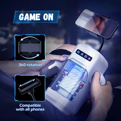 Quusvik-Game Cup-Thrust Vibration Masturbator with Heating Function - Quusvik