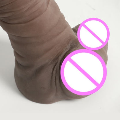 Huge Realistic Dildo – 9.8"/7" Lifelike Silicone Dildo with Suction Cup for Deep Pleasure