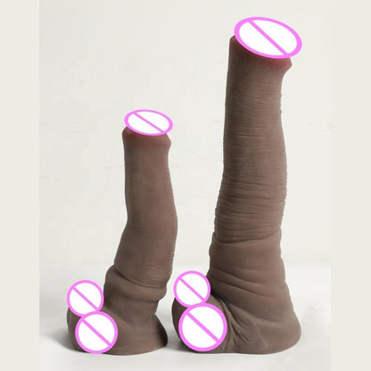 Huge Realistic Dildo – 9.8"/7" Lifelike Silicone Dildo with Suction Cup for Deep Pleasure
