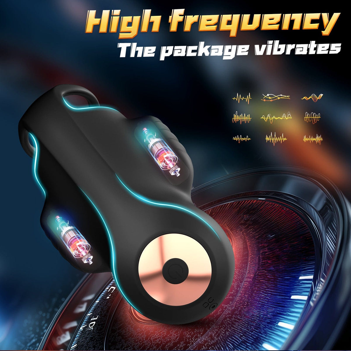 APP Control Male Trainer with Double Vibration & Locking Ring
