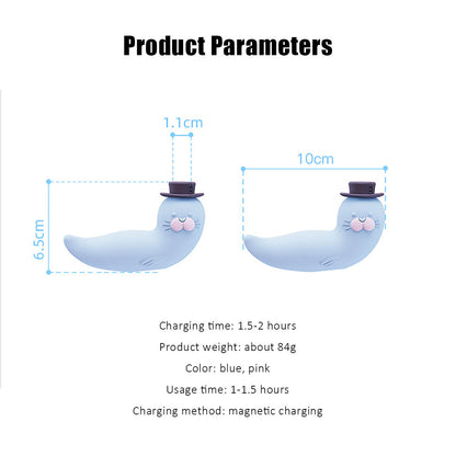 Quusvik - Seal Kiss Dual-Stimulation Toy｜Cute Design｜5 Suction Modes + 10 Vibration Patterns