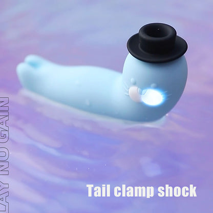 Quusvik - Seal Kiss Dual-Stimulation Toy｜Cute Design｜5 Suction Modes + 10 Vibration Patterns