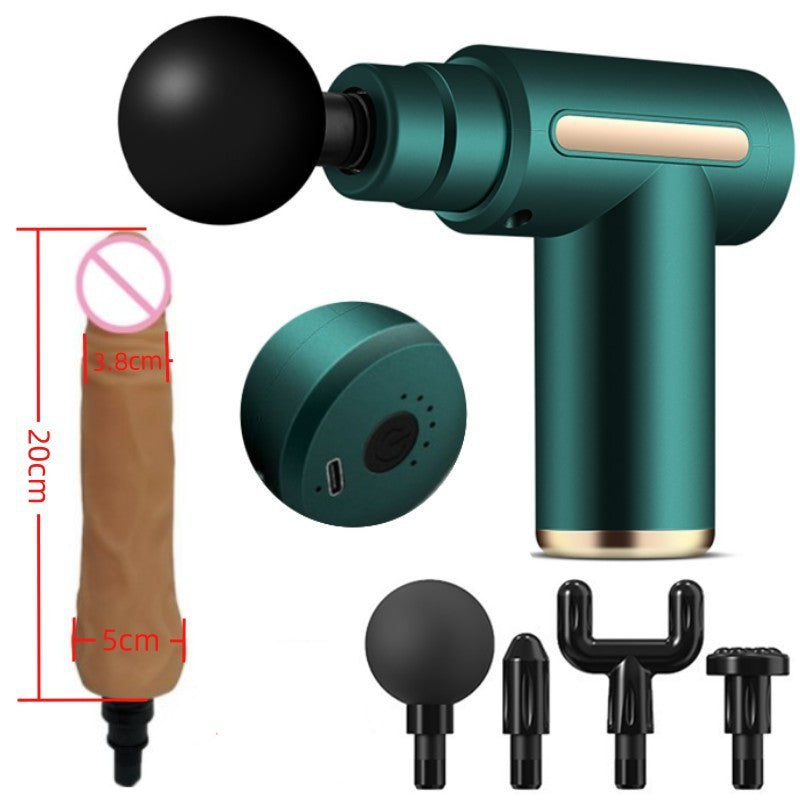 Quusvik - Massage Gun Modified Handheld Gun Head Massage Female Masturbator Penis Anal Vibrator