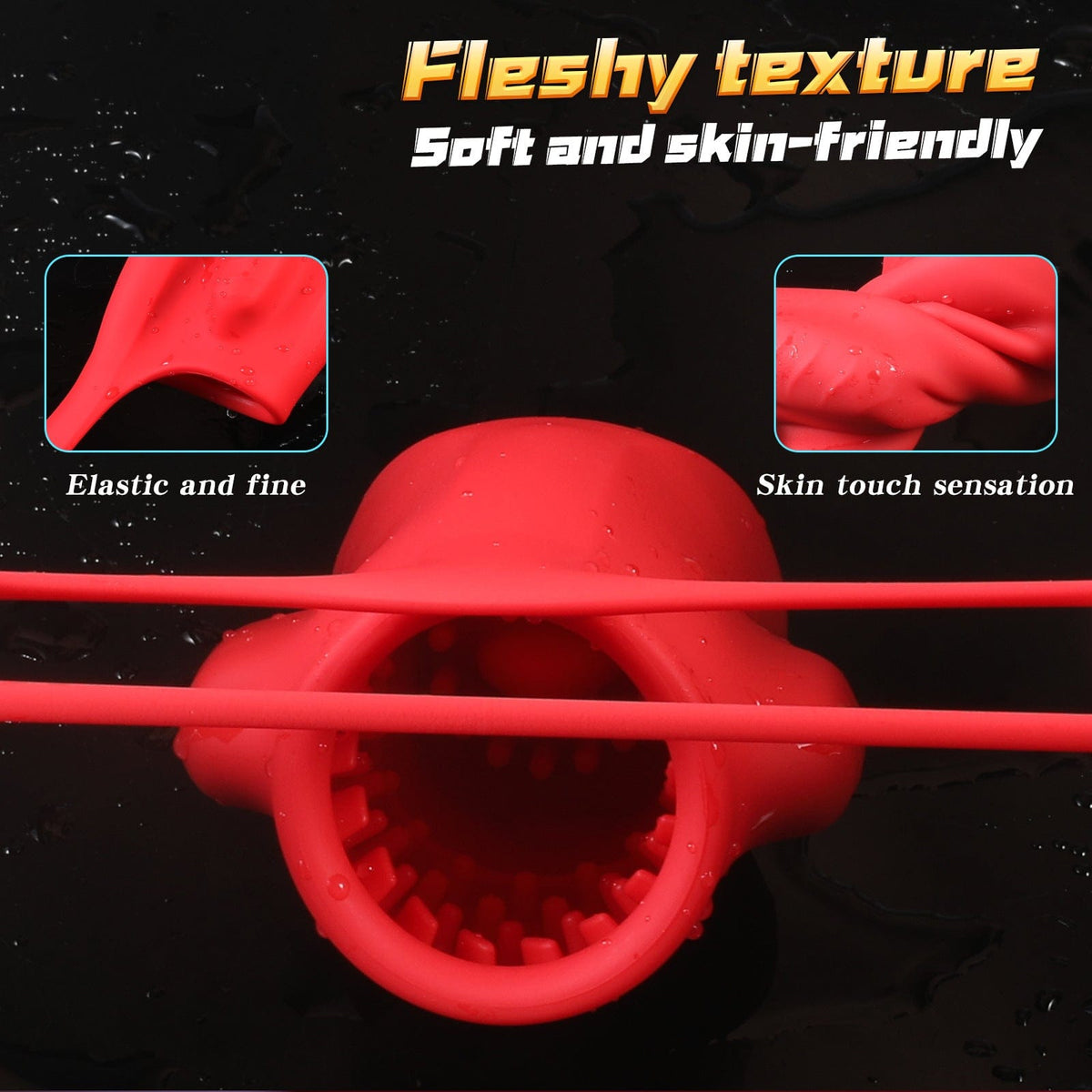 APP Control Male Trainer with Double Vibration & Locking Ring