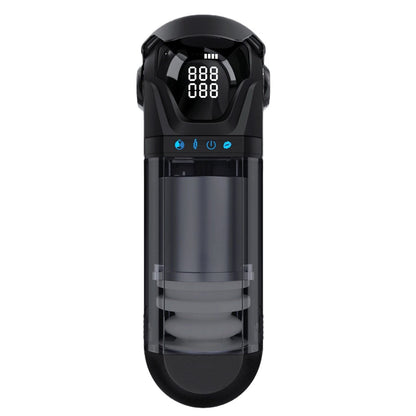 Quusvik Armor 3-in-1 Auto Suction Male Stroker – 9 Thrusting/Suction/Vibration Modes, 128-Texture Sleeve, LCD Display, App Control