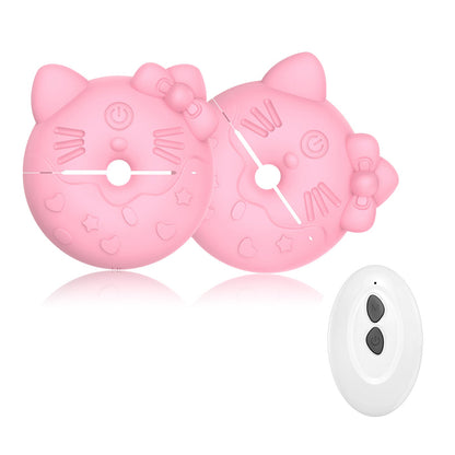 Kitty Cat Nipple Vibrator – 9-Mode Remote-Controlled Breast Massager, Waterproof & Silent
