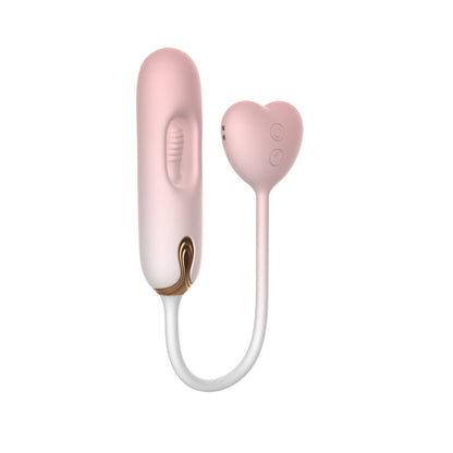 Heart-Shaped Vibrating Egg – 10-Mode Slapping & Vibration, Rechargeable & Discreet