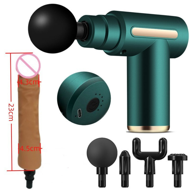 Quusvik - Massage Gun Modified Handheld Gun Head Massage Female Masturbator Penis Anal Vibrator