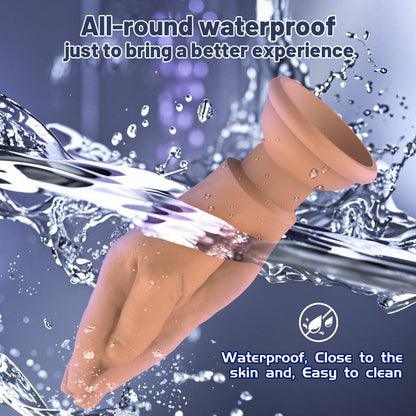 Finger Shaped Vibrating Anal Plug – 10 Modes, Suction Cup Base, Waterproof & Portable