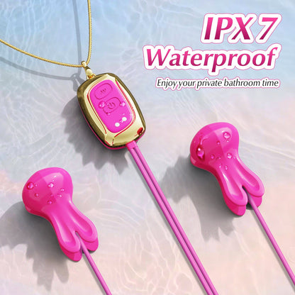 Quusvik Neck-Hanging Nipple Vibrator with APP Control for Couples