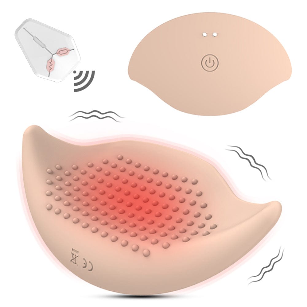 Quusvik Invisible Wearable Breast Vibrator with Remote Control
