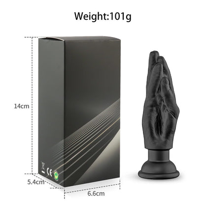 Finger Shaped Vibrating Anal Plug – 10 Modes, Suction Cup Base, Waterproof & Portable