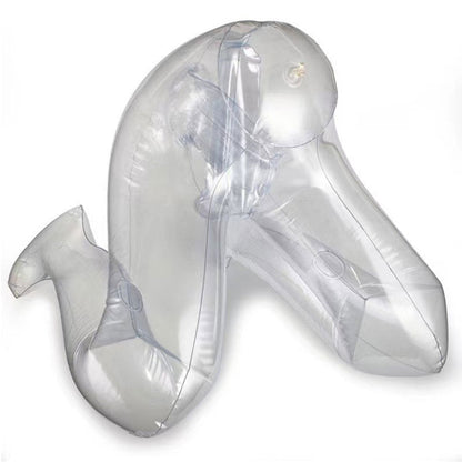Quusvik - PVC Inflatable Female Half-Body Torso | Transparent Model | Waterproof