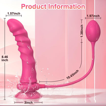 Lesbian Double-Head Vibrator – 9-Mode Silicone Dildo with App Remote Control