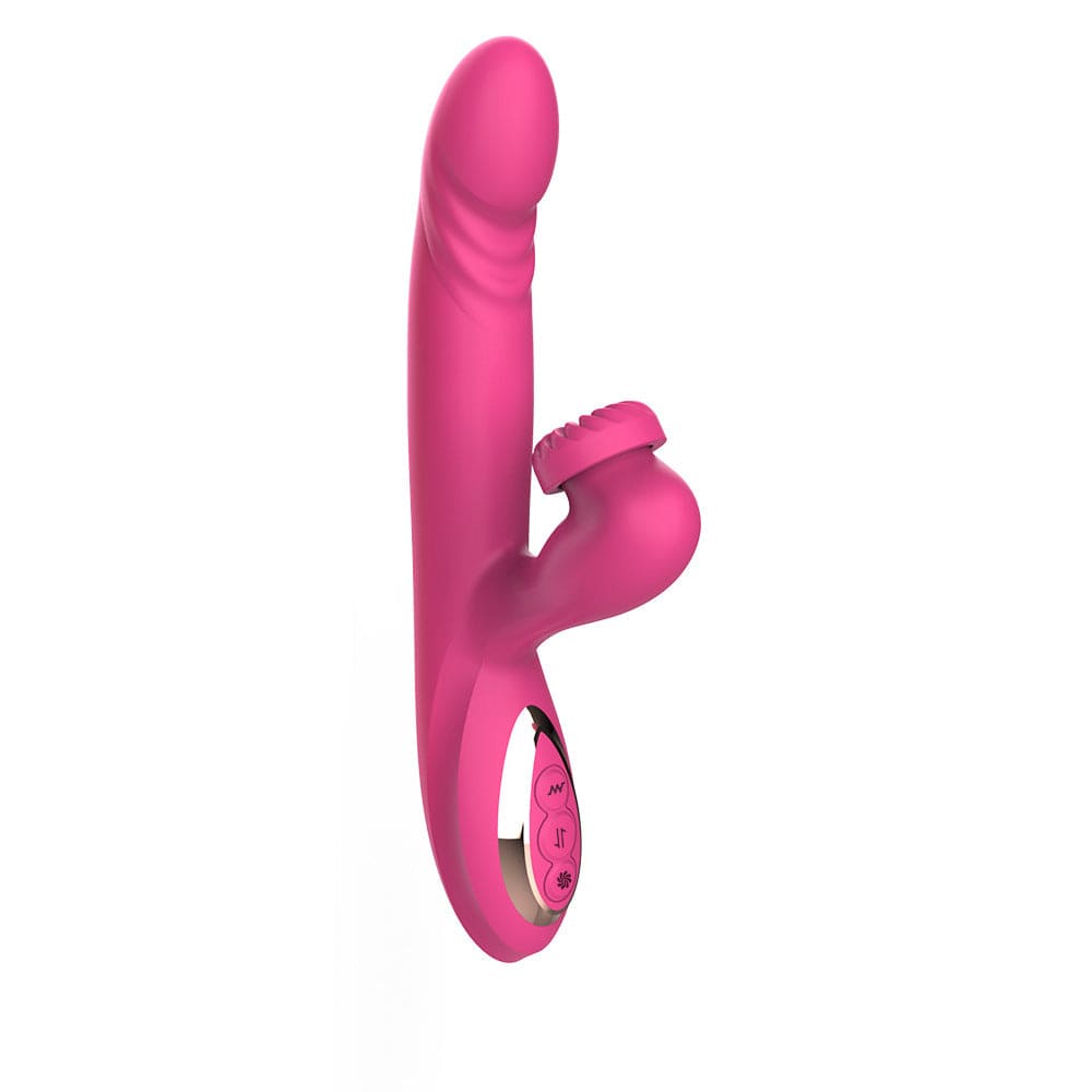 Quusvik Whirlwind G-Spot & Clitoral Vibrator – 3 Thrusting, 7 Vibration & 7 Rotation Modes, IPX6 Waterproof