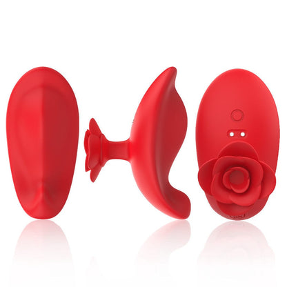 Quusvik Rose Mini Bullet Vibrator – 9 Vibration Modes, Clitoral & Nipple Stimulator, Waterproof & Quiet