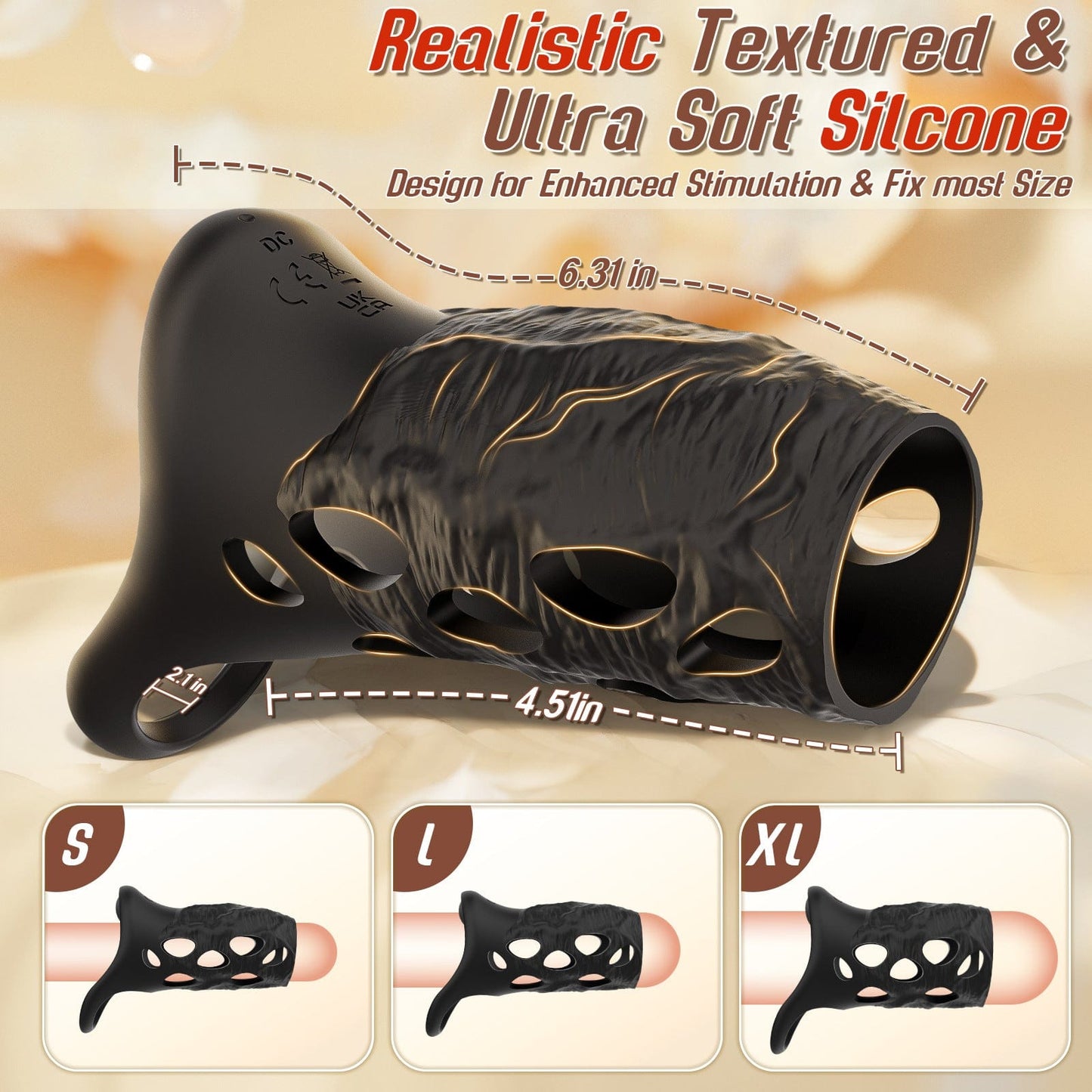 Quusvik – App-Controlled Dragon-Themed Penis Vibration Sleeve