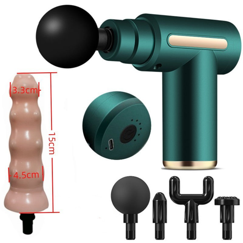 Quusvik - Massage Gun Modified Handheld Gun Head Massage Female Masturbator Penis Anal Vibrator