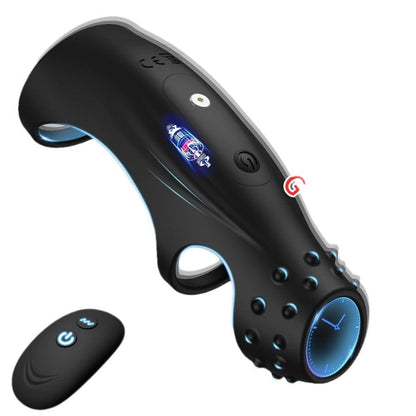 10 Vibrating Cock Ring G-spot Stimulator With Remote Control