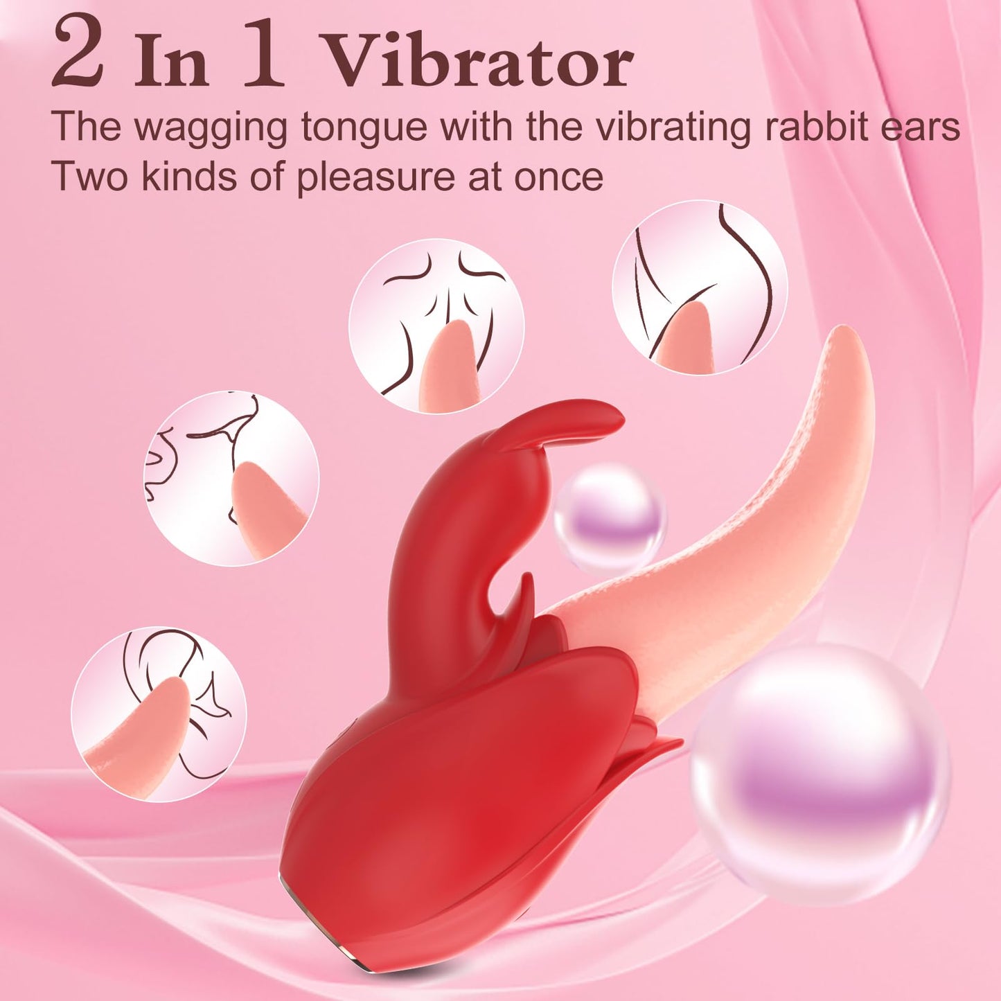 Quusvik - Rose Rabbit Vibrator for Women