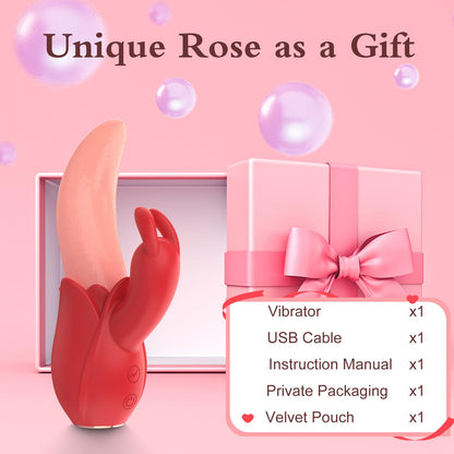 Quusvik - Rose Rabbit Vibrator for Women