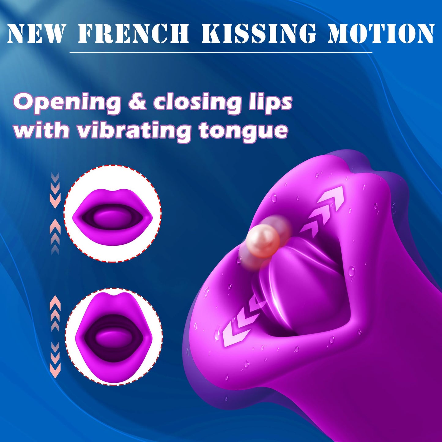 Quusvik - Rose Muncher 10 Biting & 10 Vibrating Modes Stimulate Nipple Clitoral Women Vibrator