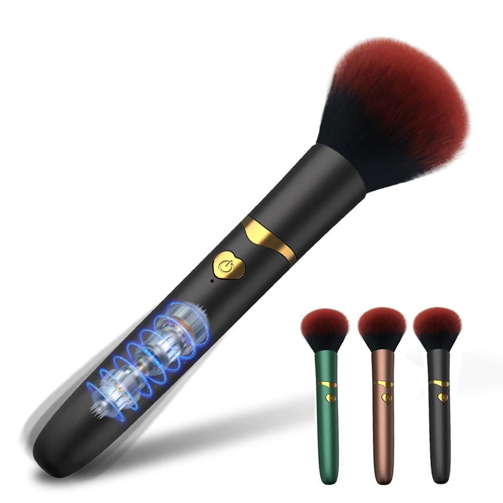 Quusvik Vibrating Makeup Brush Sexy Egg Female Sex Toy