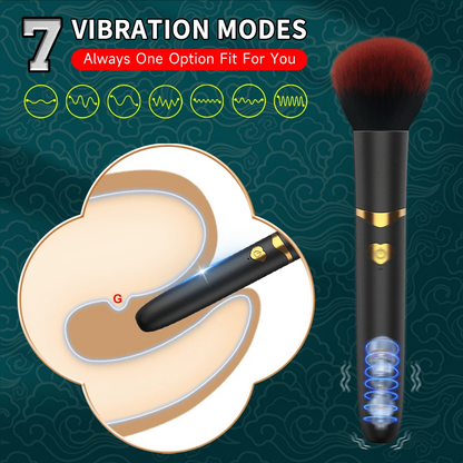 Quusvik Vibrating Makeup Brush Sexy Egg Female Sex Toy